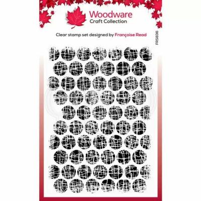 Creative Expressions Woodware Clear Stamp - Textured Bubbles